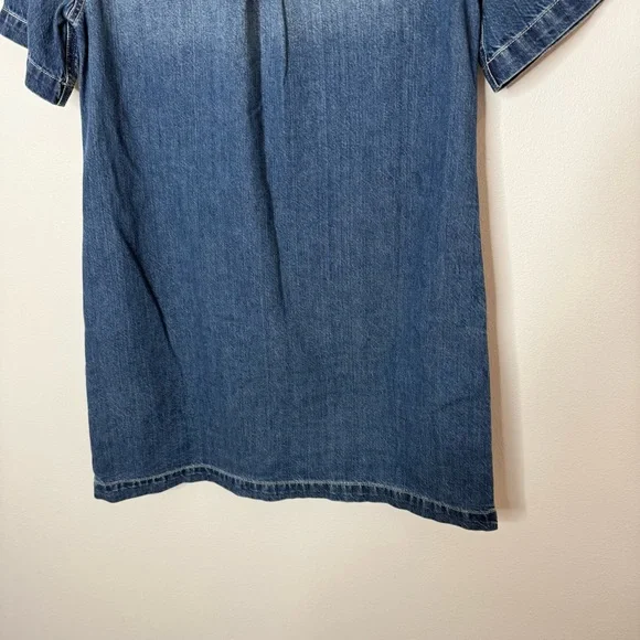 Madewell Denim Boxy Shirtdress in Demarco Wash size small - Picture 12 of 12